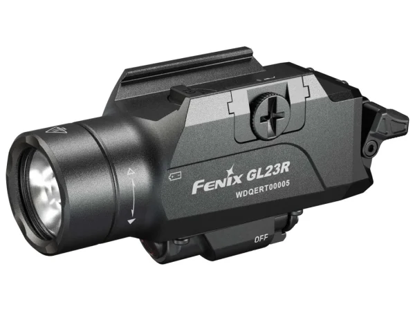 FENIX GL23R RECHARGEABLE WEAPON LIGHT WITH GREEN LASER